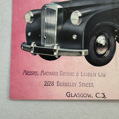 Triumph Mayflower Car Sales Brochure Catalog Advertising Vintage