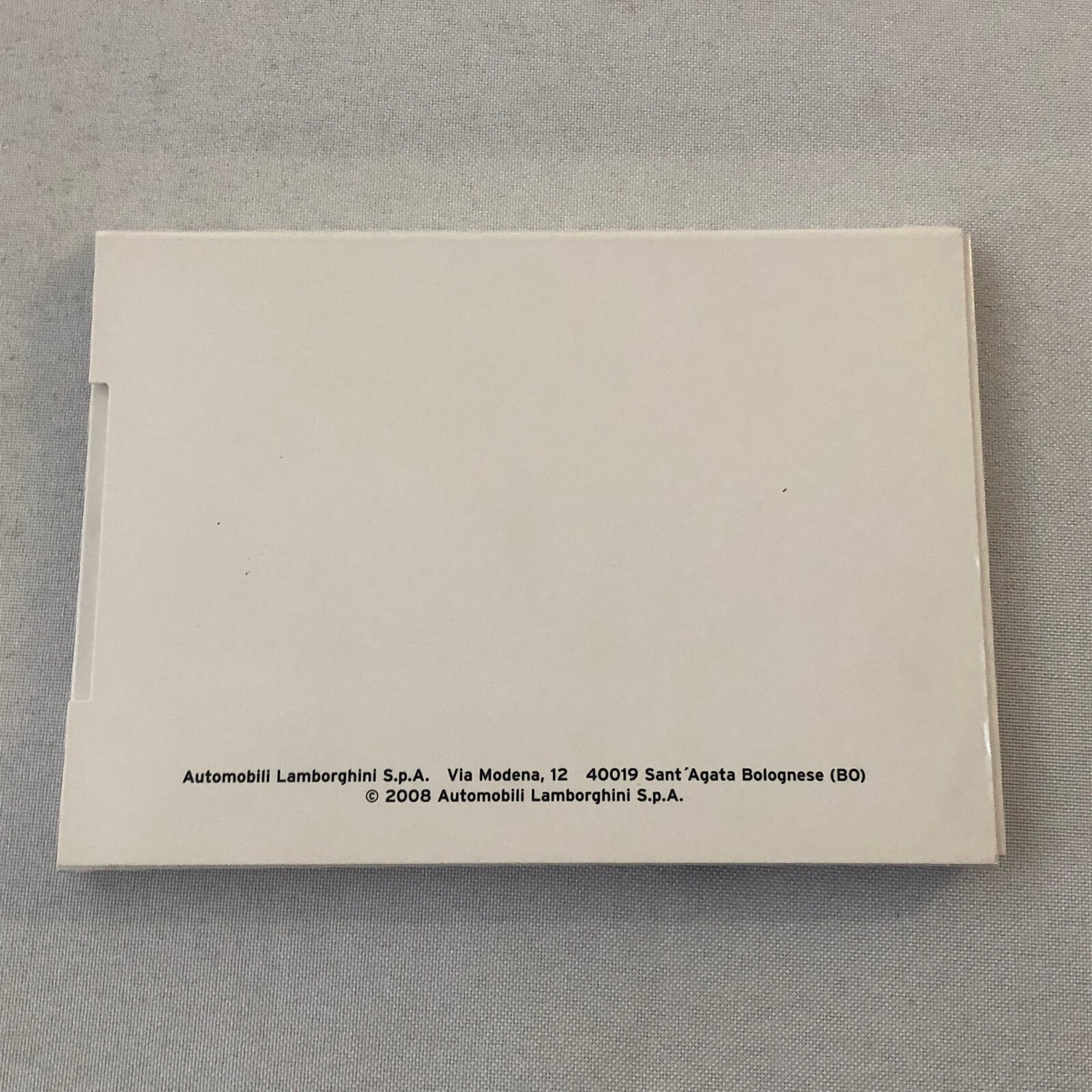 Lamborghini Gallardo LP 560-4 Press Kit Brochure CD GERMAN Text 2008