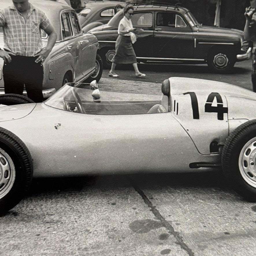 Porsche F2 Avus 1959 Racing Photo Photograph Vintage Image Modern Print