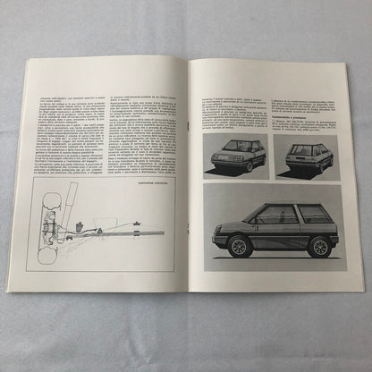 Pininfarina ECOS Concept Car Prototype Sales Brochure Catalog Photos Italian