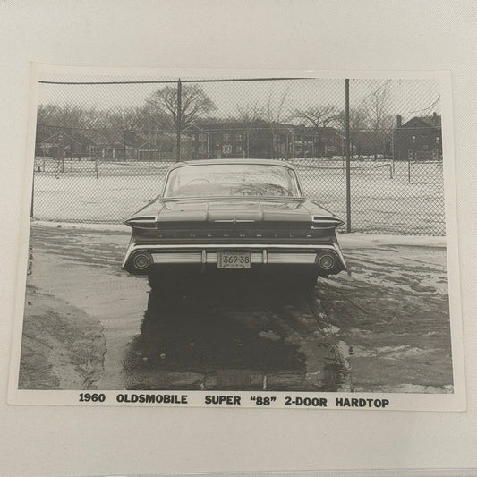1960 Oldsmobile Super 88 2 Door Hardtop Car Photo Photograph Print Vintage