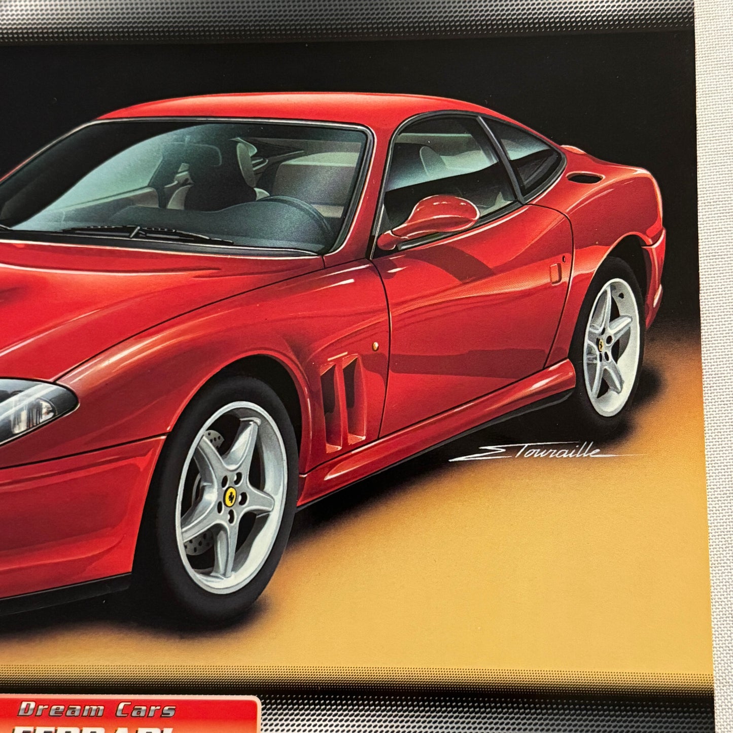 Ferrari 550 Maranello Dream Cars Mini Poster Card Brochure European