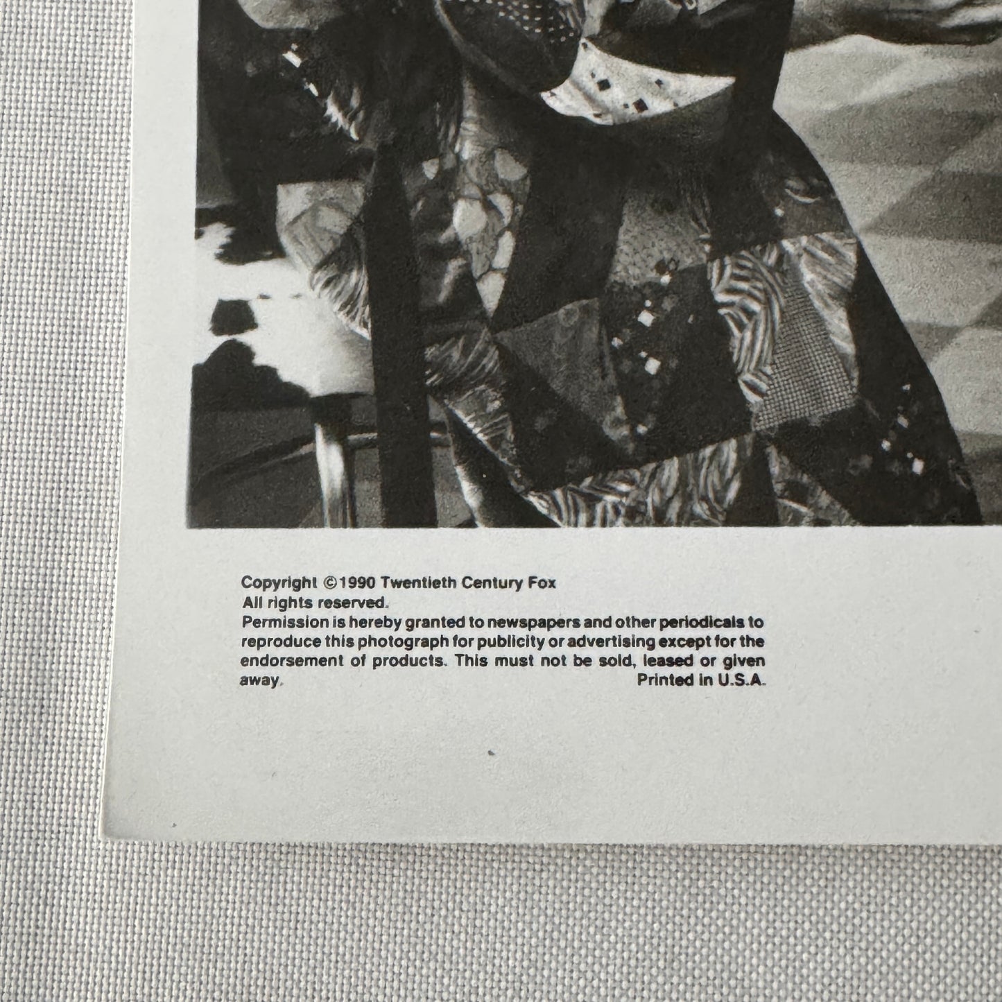 Andrew Dice Clay Priscilla Presley Ford Fairlane Movie Press Photo Photograph