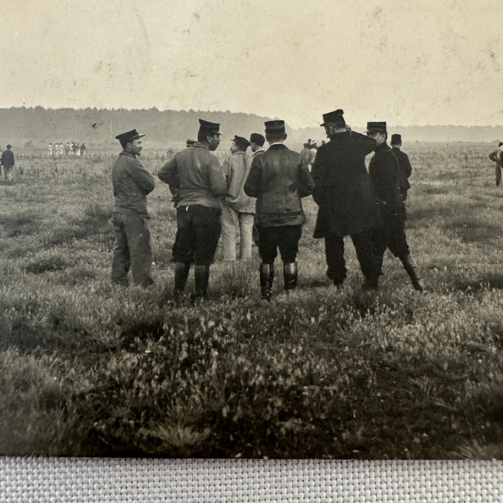 Vintage Zeppelin Airship Dirigible Postcard Post Card French Republique Military