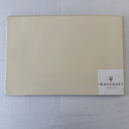 2014 Maserati Press Kit Brochure CD Quattroporte Coupe GT Spyder MC12 +