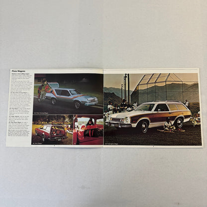 1977 Ford Station Wagon Car Sales Brochure Pinto Cruising Wagon Club Wagon LTD
