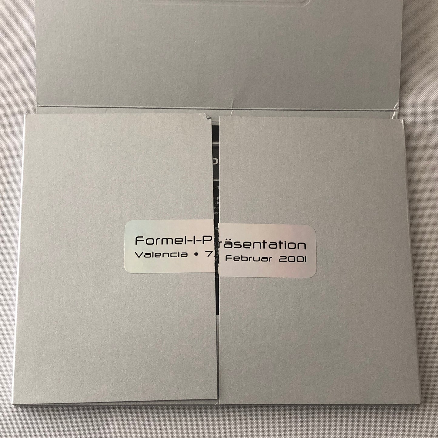 West McLaren Mercedes Press Kit Brochure Photos Mika Hakkinen David Coulthard +