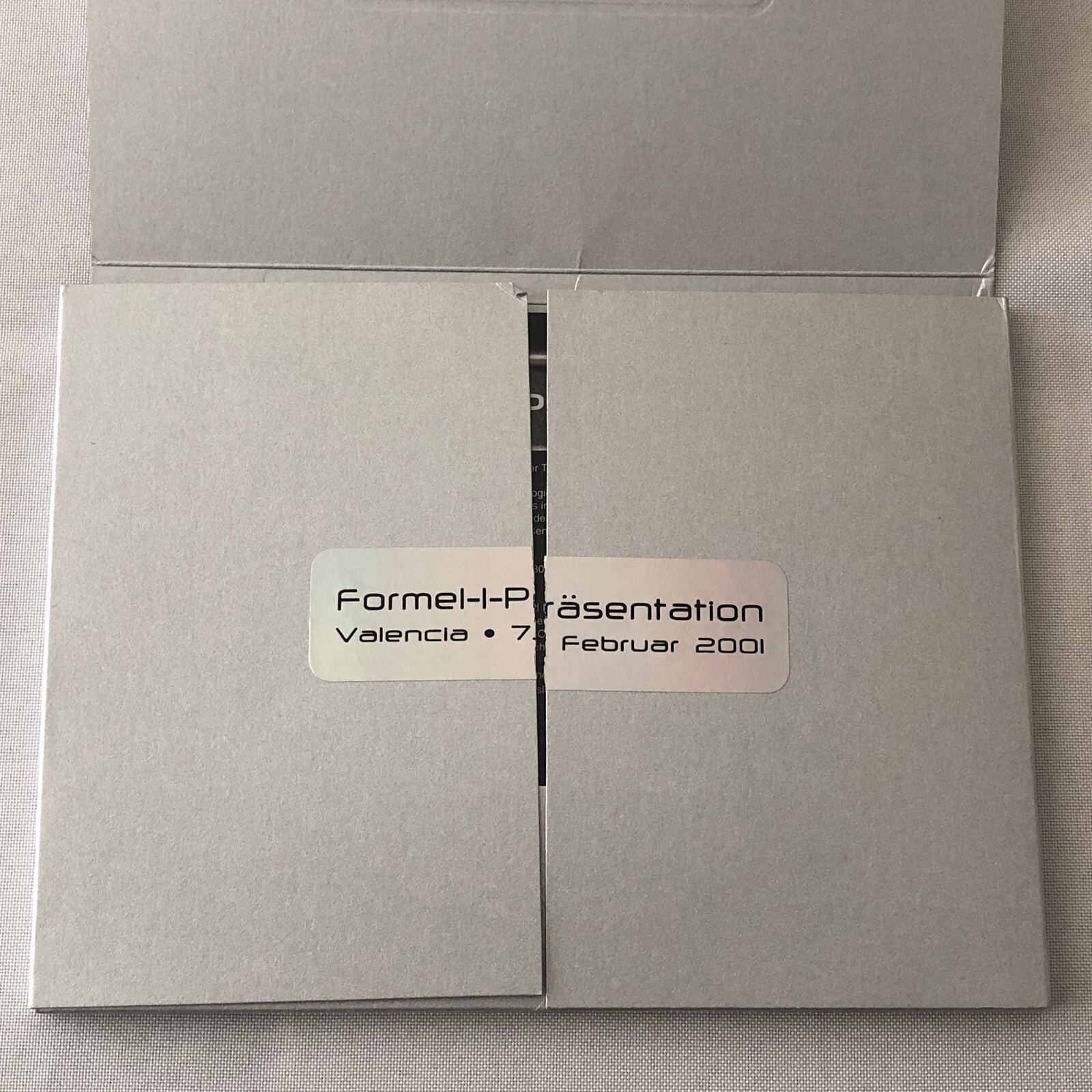 West McLaren Mercedes Press Kit Brochure Photos Mika Hakkinen David Coulthard +