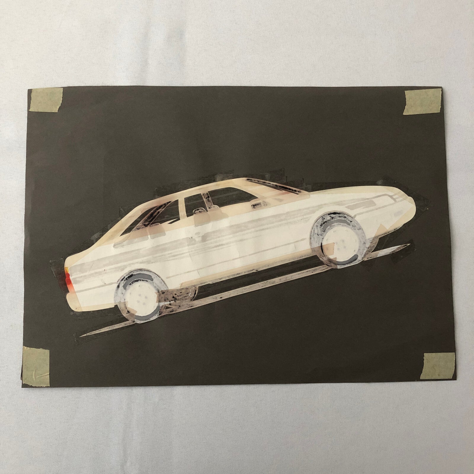 Volkswagen VW Concept Car Illustration Design Drawing Sketch Art Passat Jetta ?