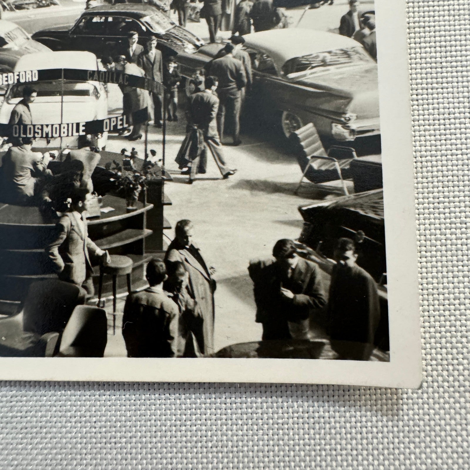 Vintage Auto Show Exhibit Photograph Print Cars General Motors Cadillac