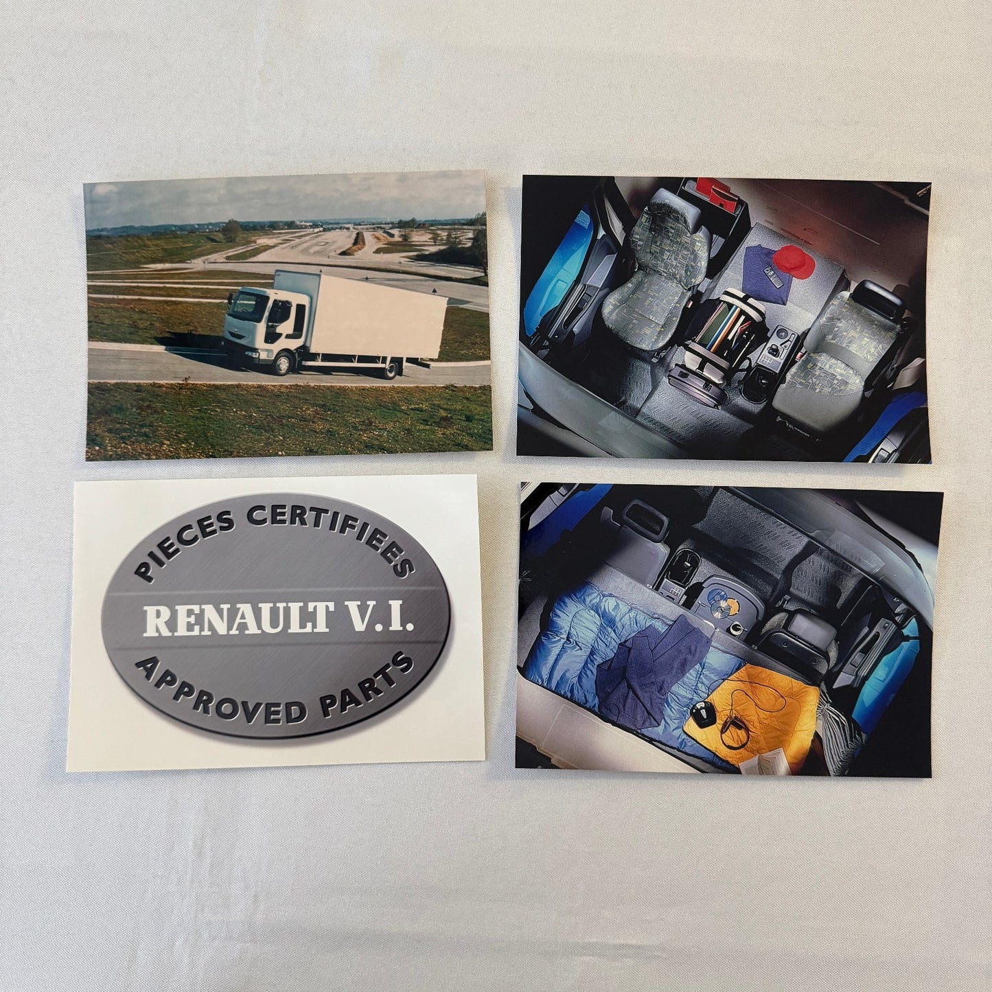 2000 Renault Truck Press Kit Magnum Midlum Dakar Rally Mascott Photos GERMAN