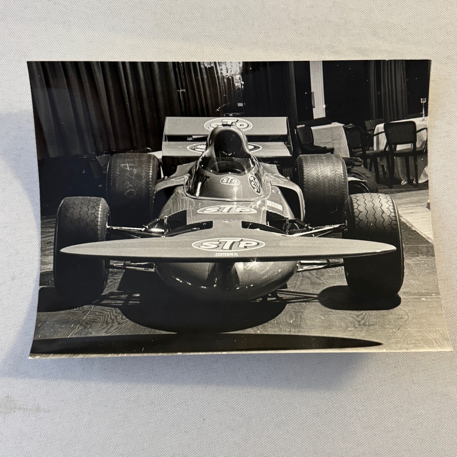 Vintage STP Racing Car Photo Photograph Print Ballroom Display Lot 5x