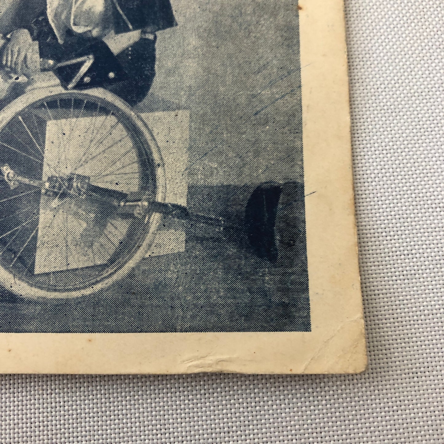 Circus Performer Woman with Unicycle Souvenir Card Postcard Miss Adrienne