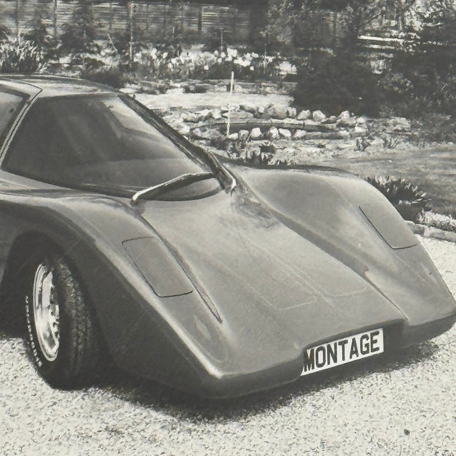 Manta Montage Kit Car Photo Photograph Print Volkswagen VW Based