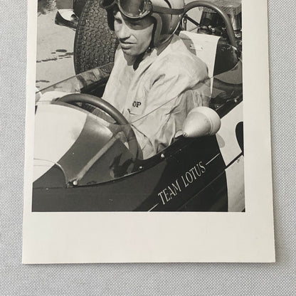 Mike Spence Lotus Car Grand Prix Racing Driver Photo Photograph Gunther Molter