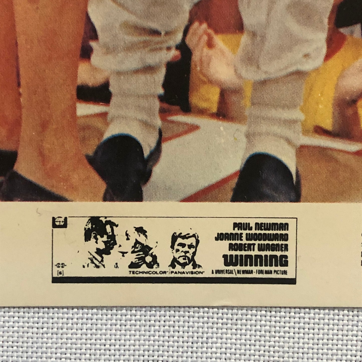 Paul Newman Joanne Woodward Winning Movie Film Lobby Card Mini Poster 1969