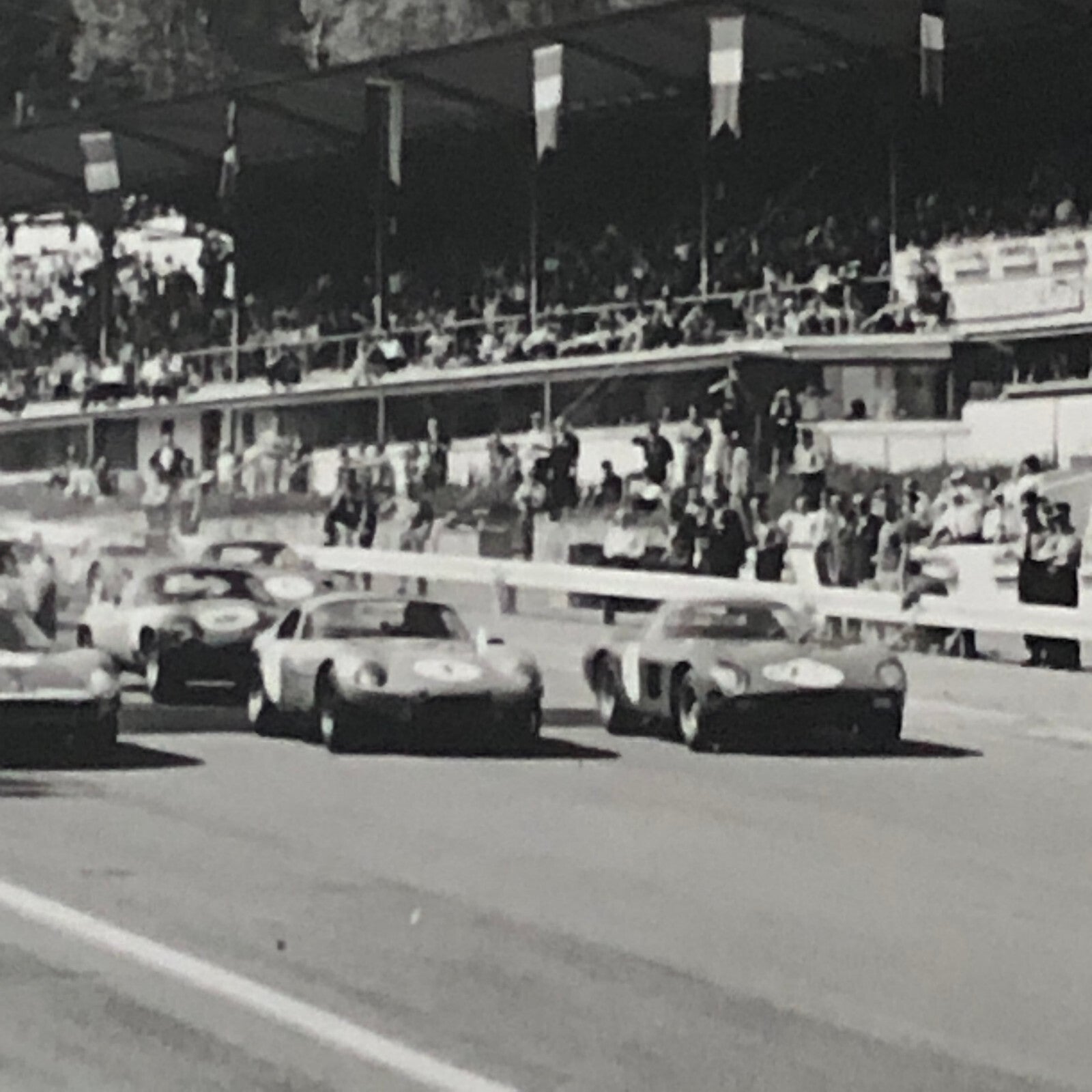 Vintage Racing Photo Photograph Print Motorsport Race Tag AL22 E7