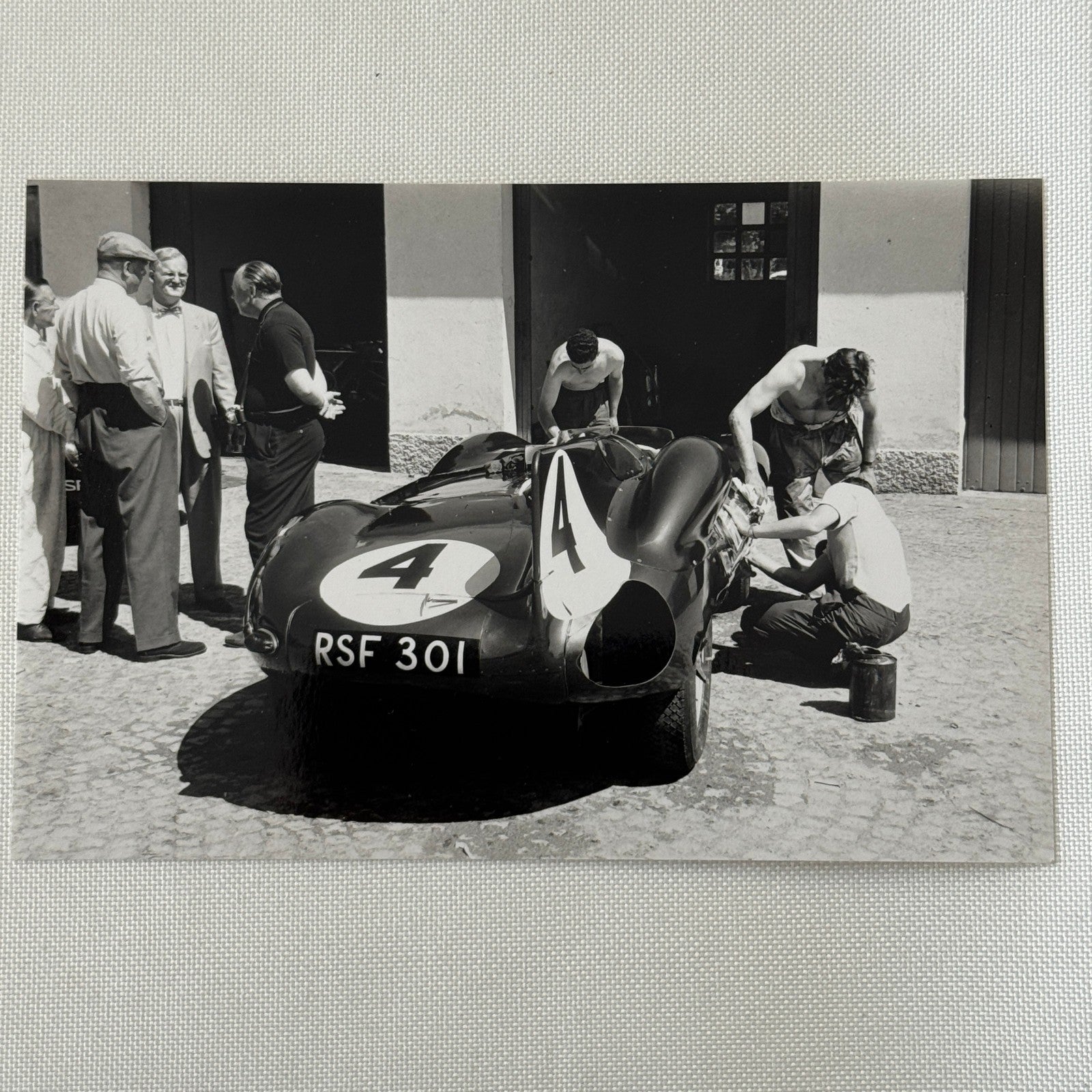Jaguar D Type 1958 Monza Racing Car Photo Photograph Jack Fairman Modern Print