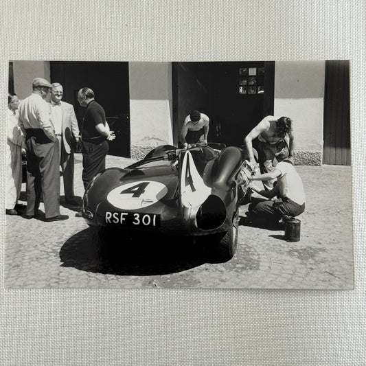 Jaguar D Type 1958 Monza Racing Car Photo Photograph Jack Fairman Modern Print