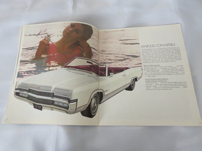 1970 Mercury Sales Brochure Catalog Marquis Marauder Monterey
