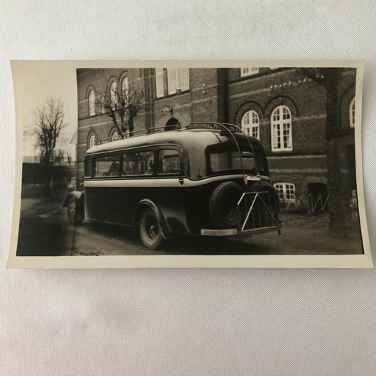 Antique Vintage Bus Photo Photograph Print