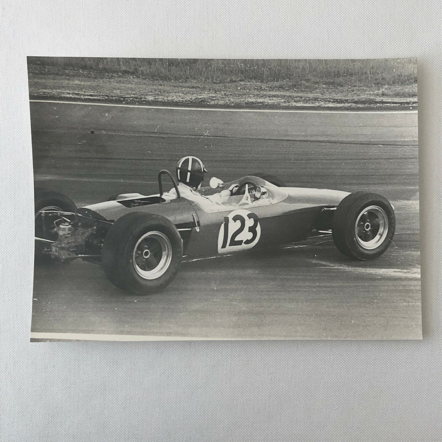 Vintage Racing Car Photo Photograph Print 