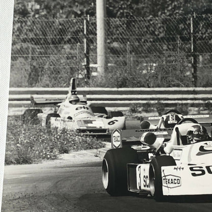 Vintage 1976 Formula 2 F2 Pergusa Grand Prix Racing Photo Photograph Cars