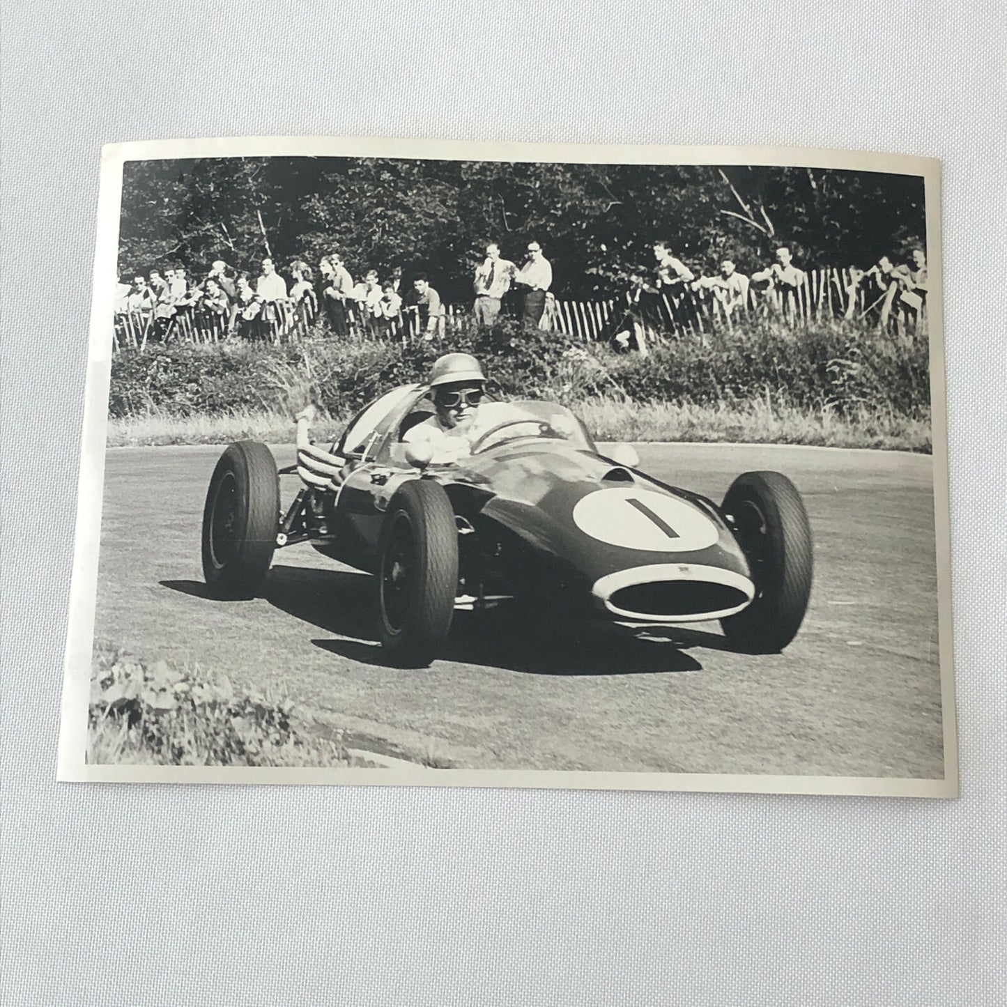 Vintage Racing Photo Photograph Jack Brabham - Autocar Magazine 1958 