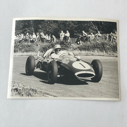 Vintage Racing Photo Photograph Jack Brabham - Autocar Magazine 1958 