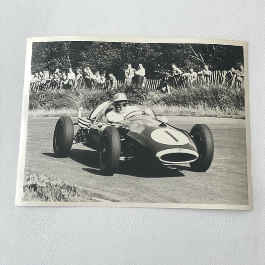 Vintage Racing Photo Photograph Jack Brabham - Autocar Magazine 1958 
