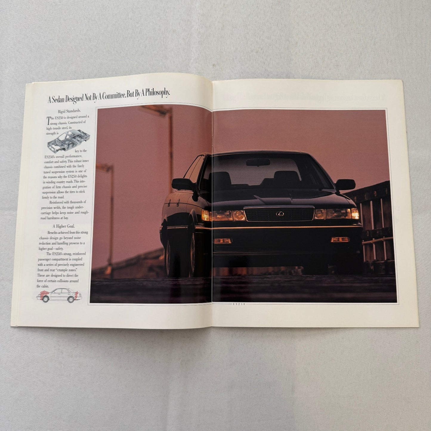 Lexus ES250 Car Sales Brochure Catalog Advertising Canadian Lexus ES 250 Vintage