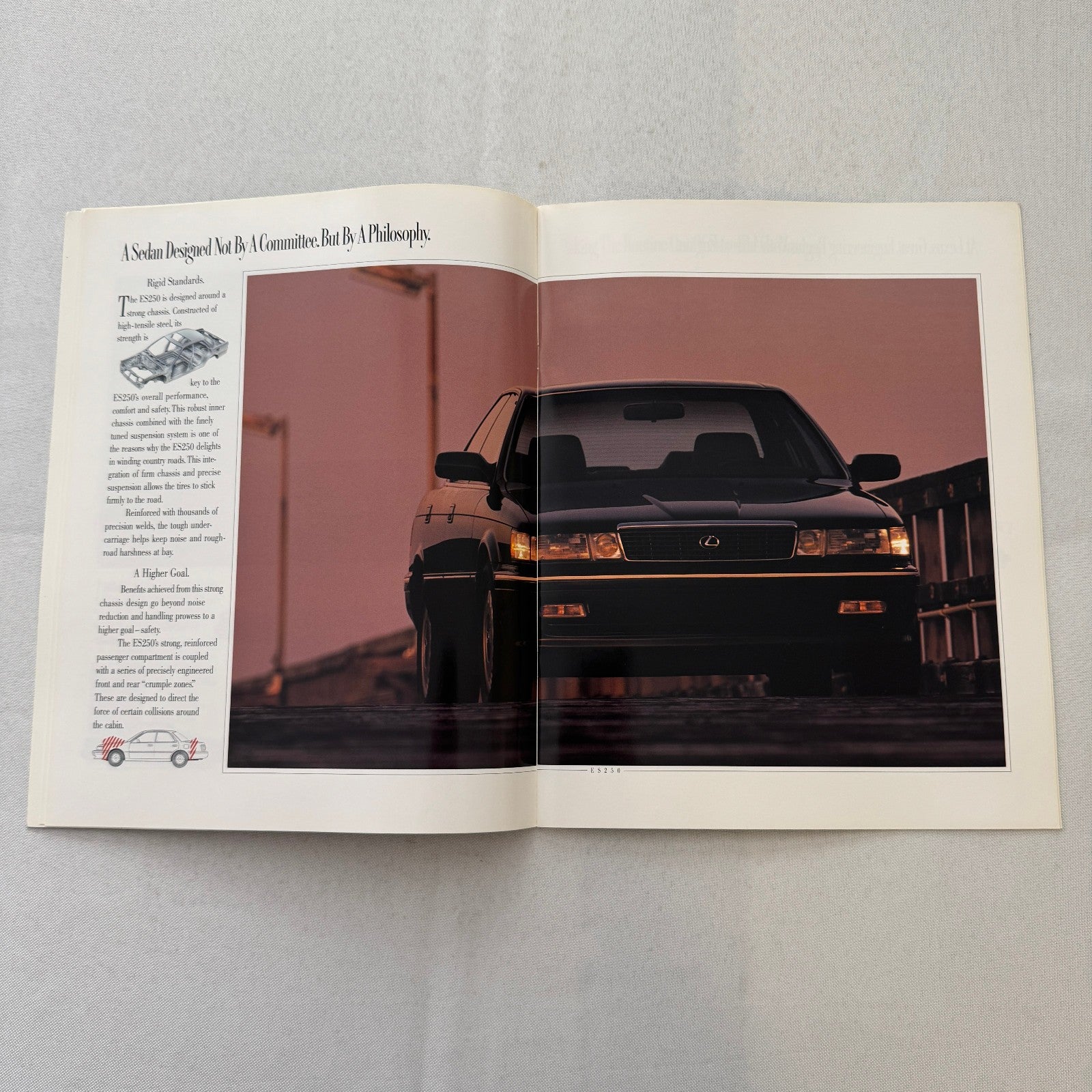 Lexus ES250 Car Sales Brochure Catalog Advertising Canadian Lexus ES 250 Vintage