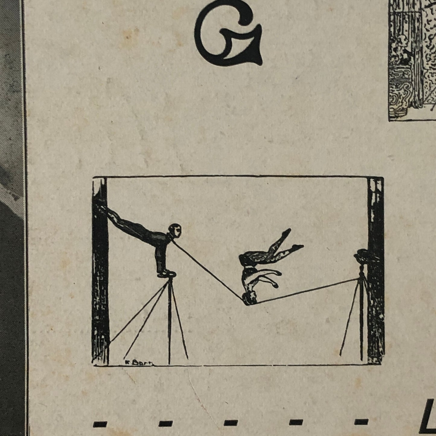 Circus Acrobat Act Performer Postcard Post Card Los Luderitz Vintage