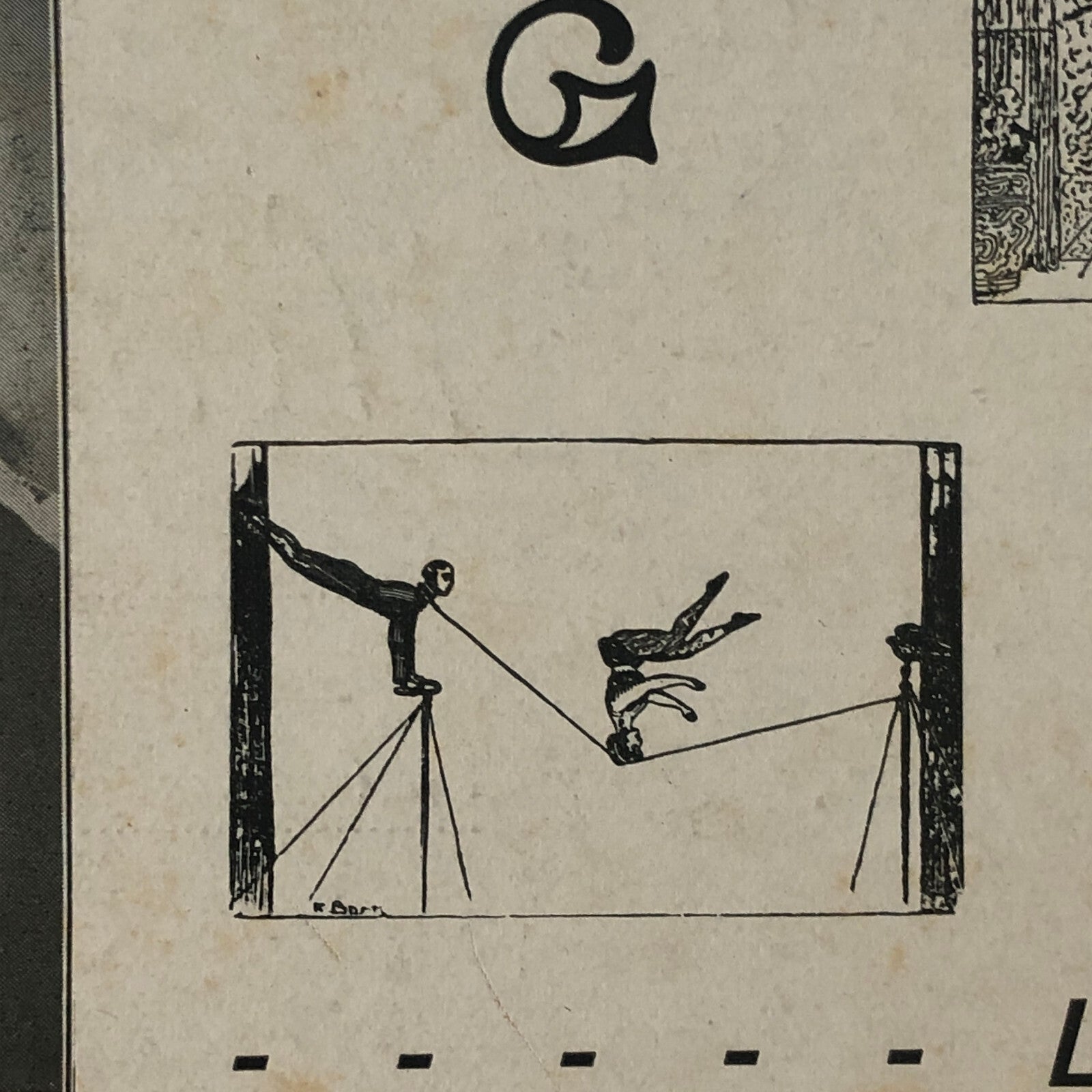 Circus Acrobat Act Performer Postcard Post Card Los Luderitz Vintage