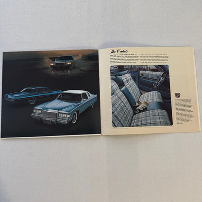 1975 Cadillac Sales Brochure Eldorado Coupe De Ville Fleetwood Brougham DeVille