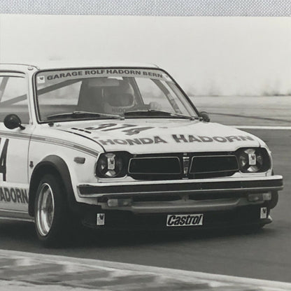 Honda Hadorn Racing Car Photo Photograph Print 1980 Honda Civic ? 