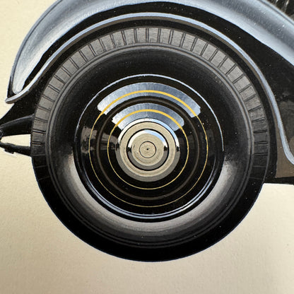 1937 Rolls Royce Phantom II Thrupp & Maberly Car Illustration Art Drawing