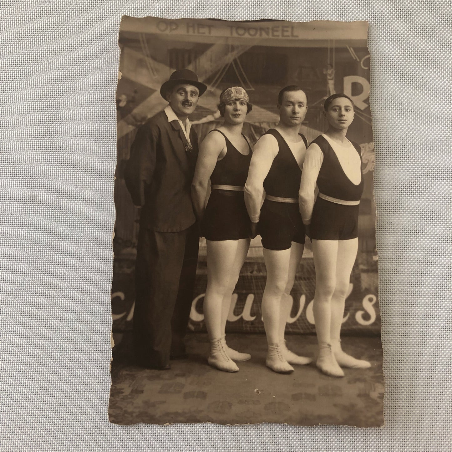 Circus Performer Photo Postcard Real Photo Postcard RPPC Vintage
