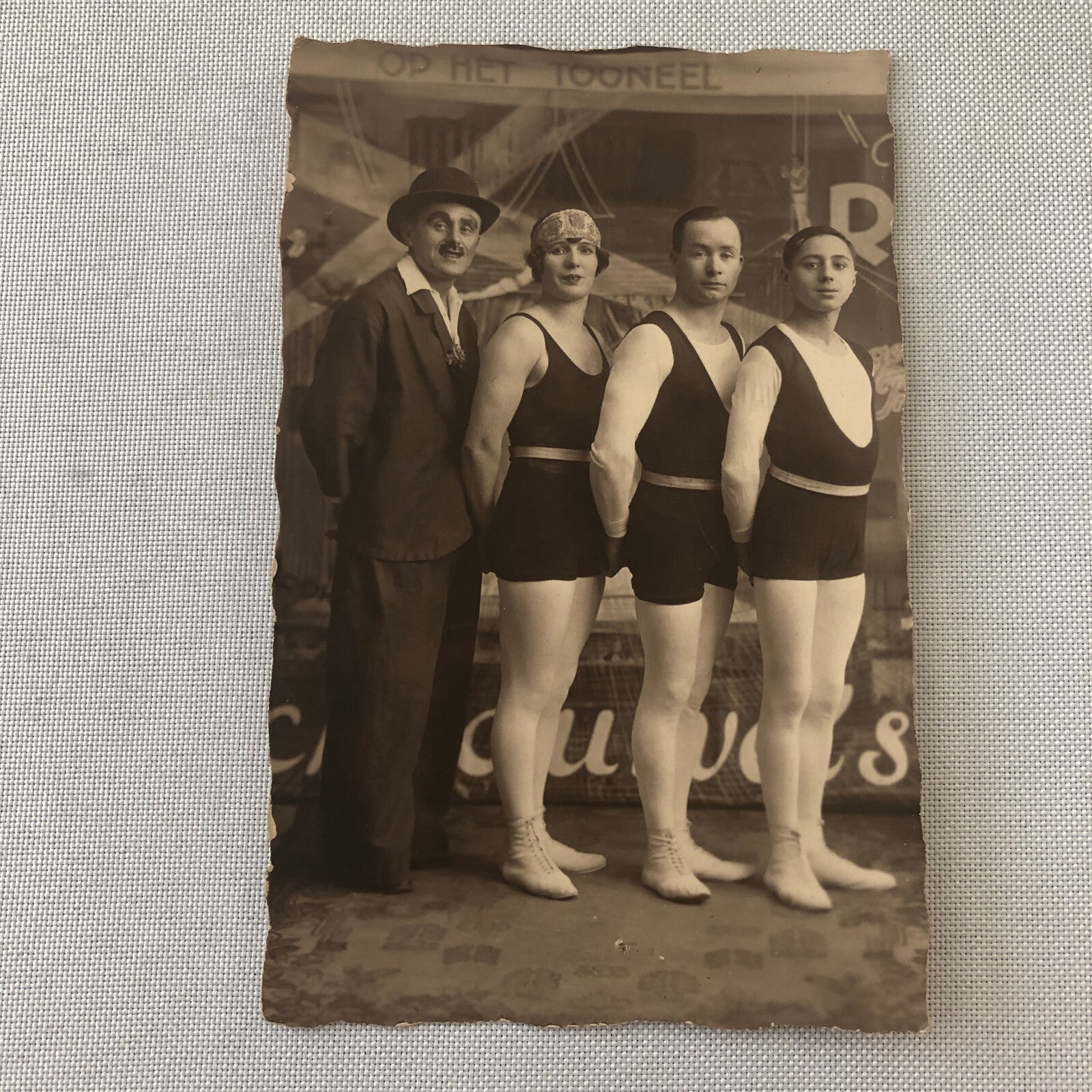Circus Performer Photo Postcard Real Photo Postcard RPPC Vintage