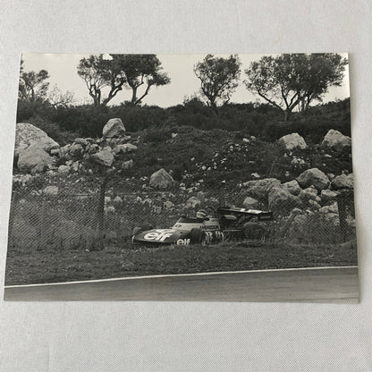 Vintage 1975 Formula 2 F2 Racing Photo Photograph Estoril Jacques Laffite ELF 
