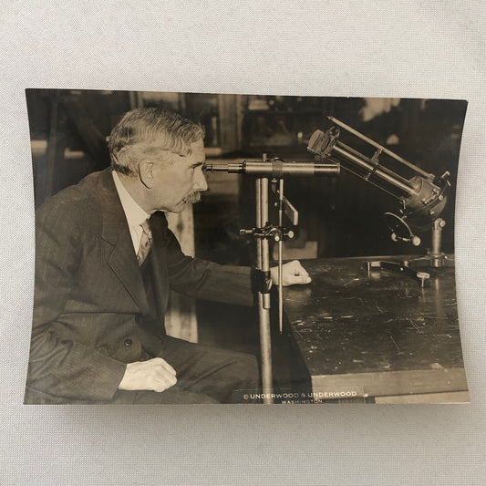Press Photo Photograph Charles Greeley Abbot Smithsonian Scientist Sun Death Ray