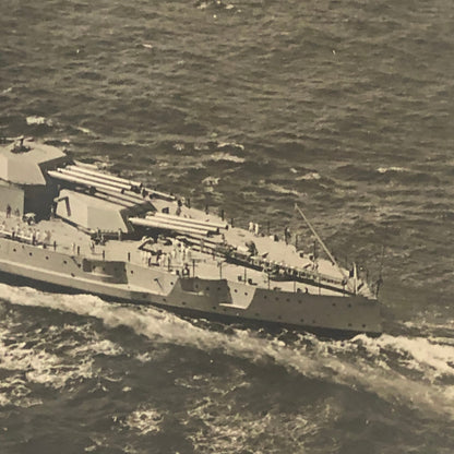 Airplane Plane over Military Ship Boat Aircraft Vintage Max Karant