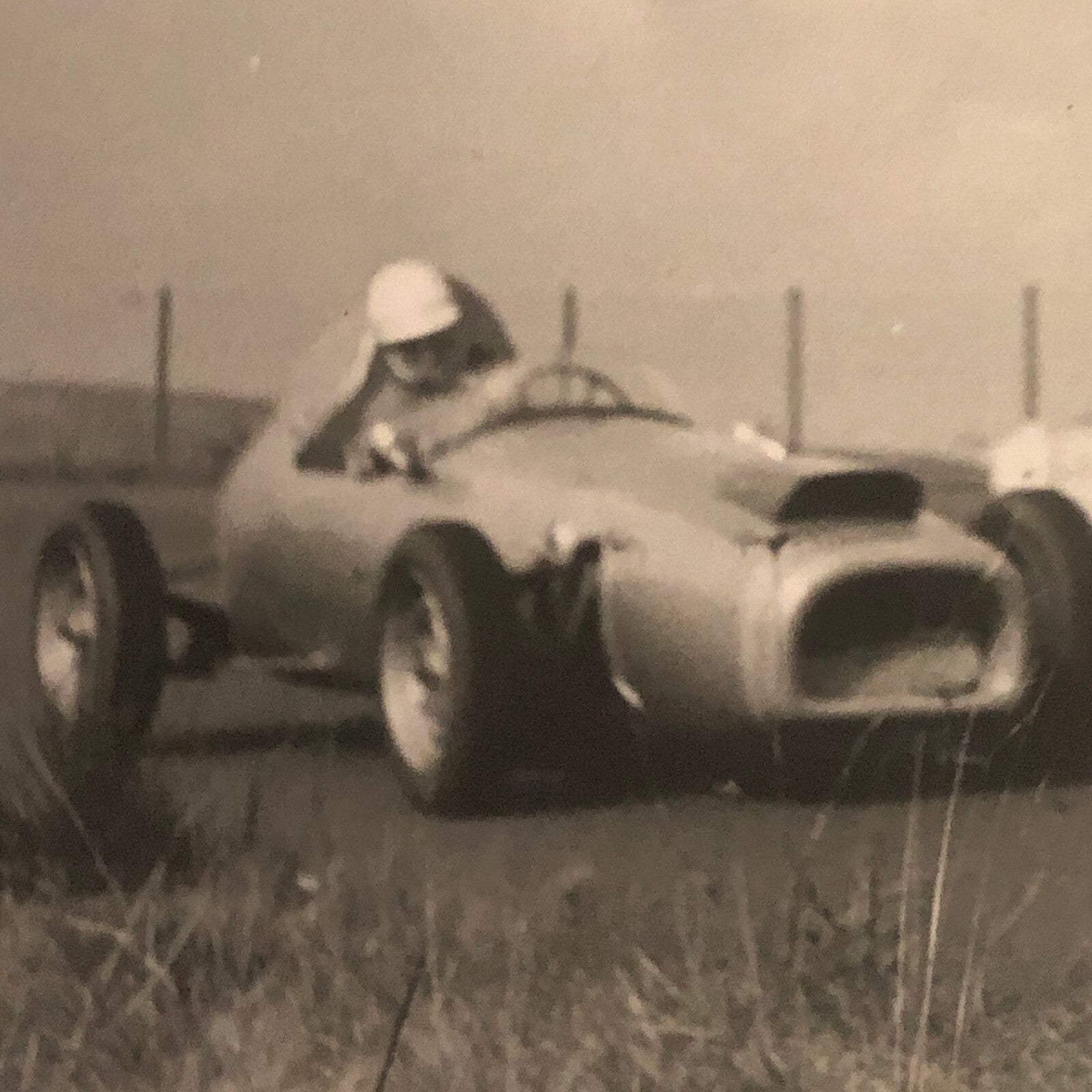 Vintage Racing Car Photo Photograph Print Lot of 2- Tag AL17313