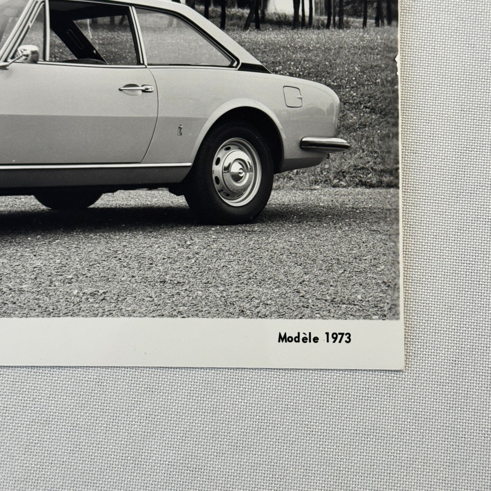 1973 Peugeot 504 Coupe Factory Press Photo Photograph Vintage