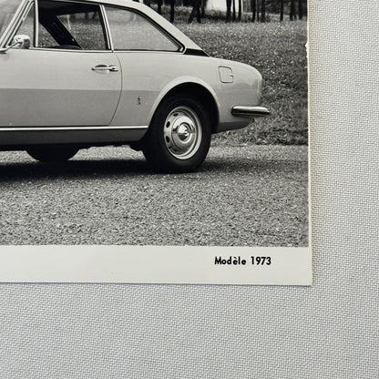 1973 Peugeot 504 Coupe Factory Press Photo Photograph Vintage