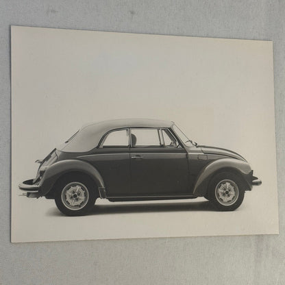 Vintage Volkswagen Beetle Convertible VW Bug Car Photo Photograph Cabriolet