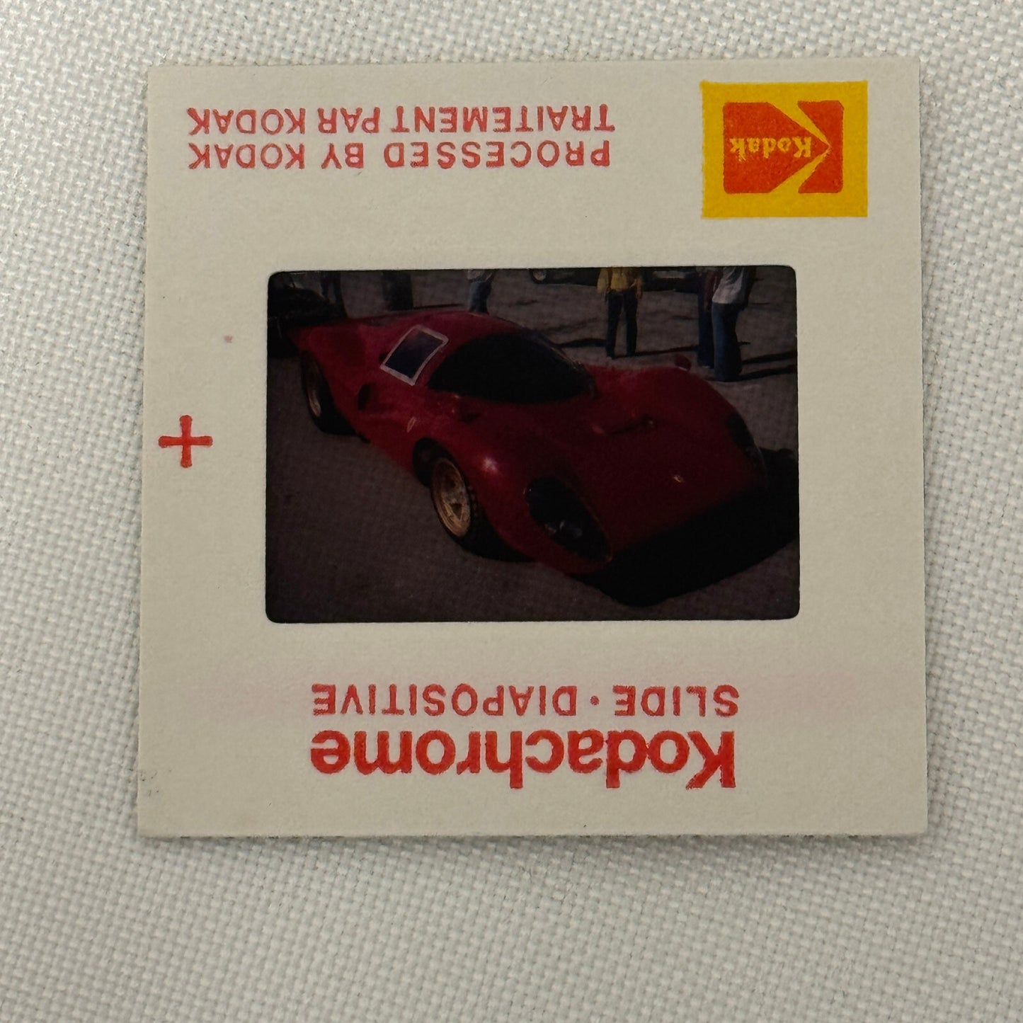 35MM Vintage Photo Slide Ferrari P4 Racing Car 1977