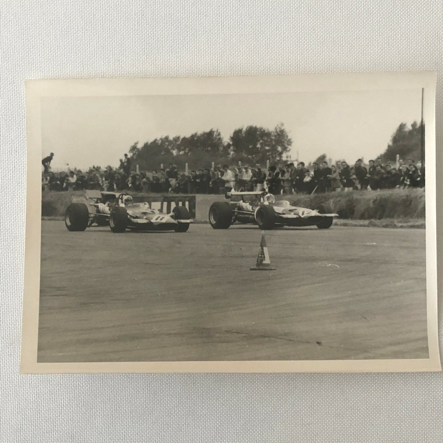Vintage Car Racing Photo Photograph Print