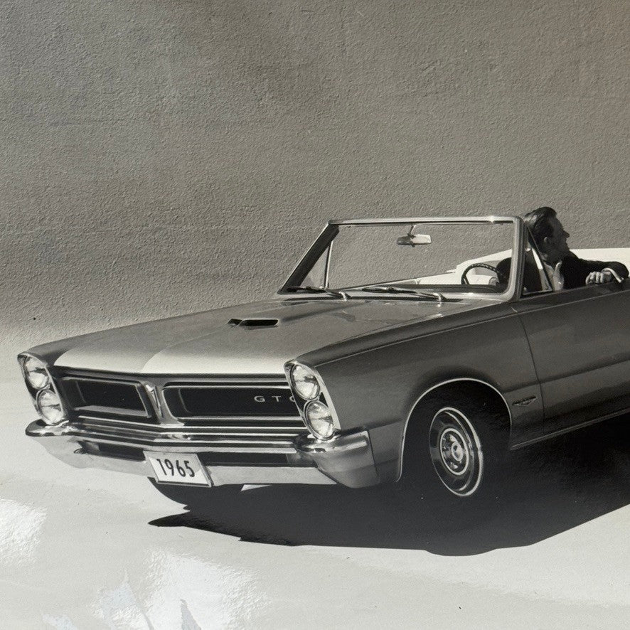 1965 Pontiac GTO Tempest LeMans Convertible Car Photograph with Caption