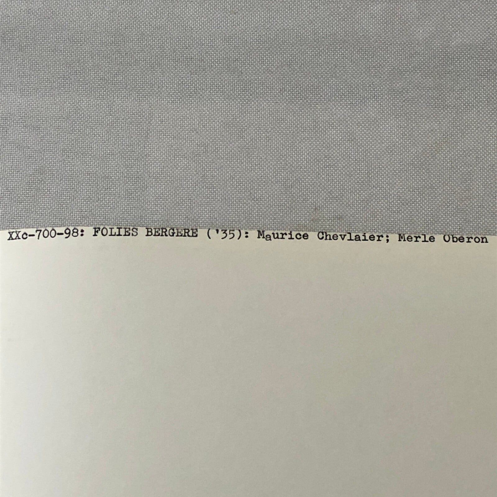 Merle Oberon Maurice Chevalier Folies Bergere Movie Still Photo Photograph Film